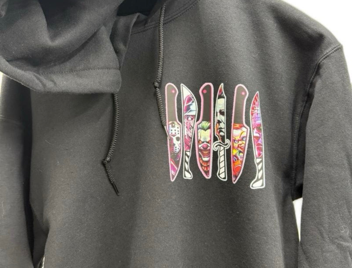 Unifitwear Short Sleeve Hoodie with Killer Graphic Design Casual Pullover Tops