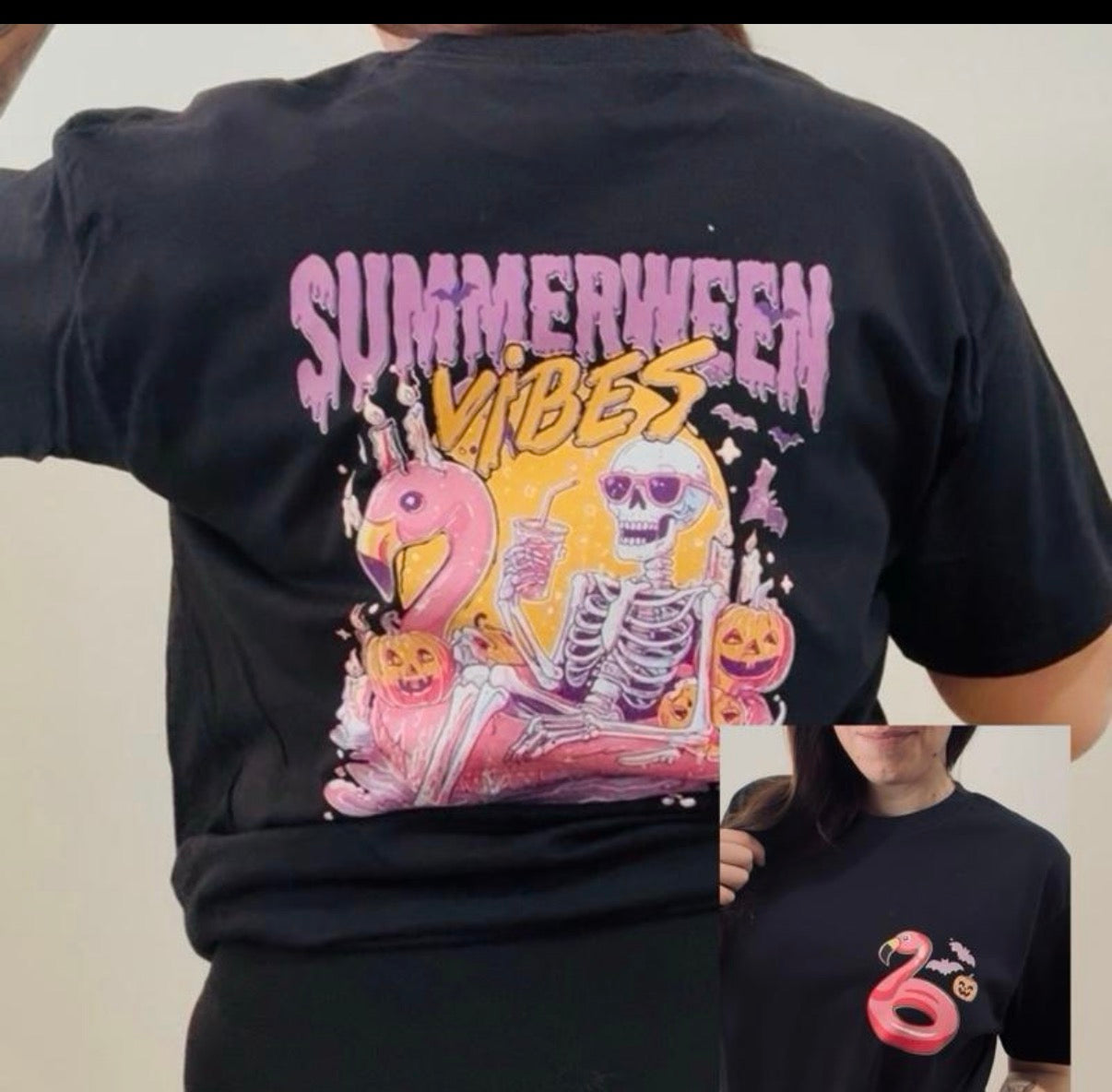 SummerWeen Skeleton Halloween Summer Top